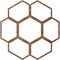Ekena Millwork Florin Wood Fretwork Pierced Ceiling Medallion, Walnut, 26"OD x 9 1/8"ID x 3/8"T CMWP26X26X0375FOWA - alternate 4